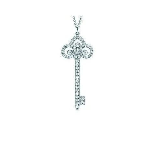Excellent Fabulous Key Shape Promise Love Engagement Pendant Necklace Statement jewelry For Bridal | Украшения и аксессуары
