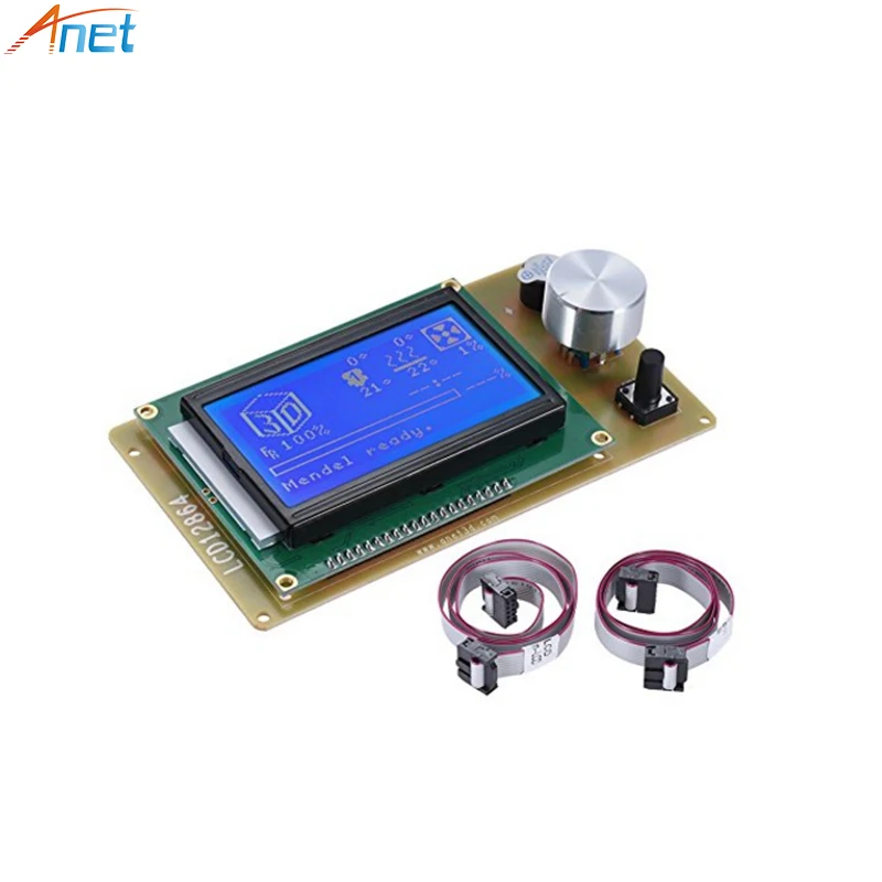 Плата управления RAMPS1.4 LCD12864/2004 для 3D принтера Anet A6 A8|3d printer motherboard|motherboard 3d printerfor |