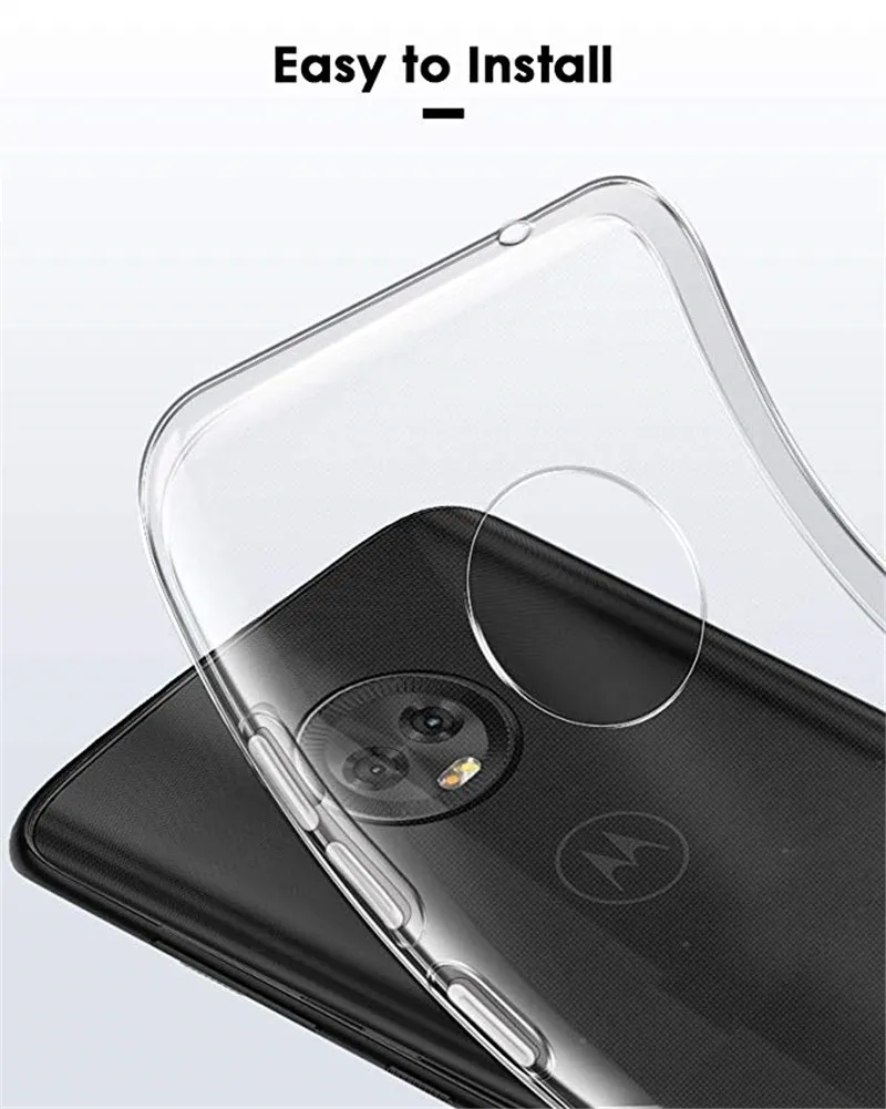 Силиконовый прозрачный чехол из ТПУ для Motorola Moto G7 Plus G7Plus|Бамперы| |