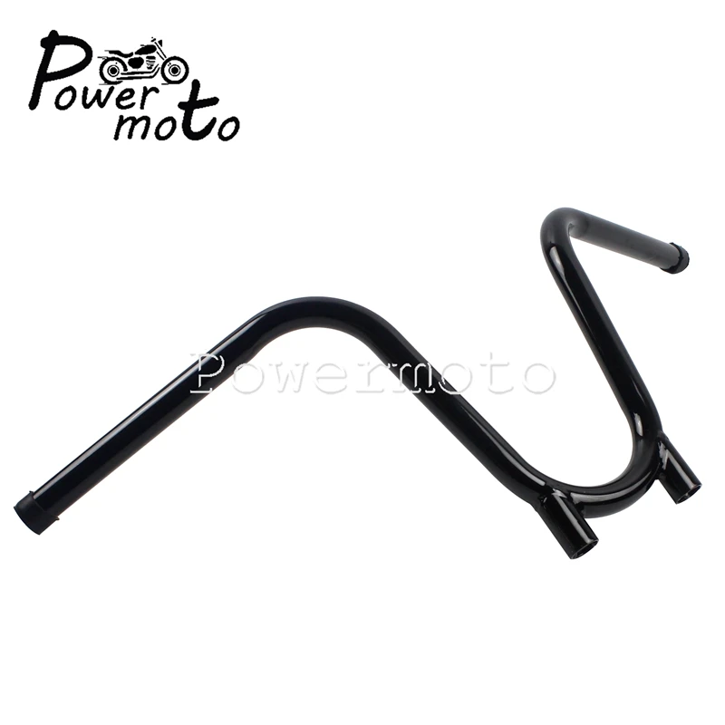 Мотоцикл черный 7/" Bootlegger руль 9,5" подъем ручке для Harley Chopper Cafe Racer XS650 Универсальный