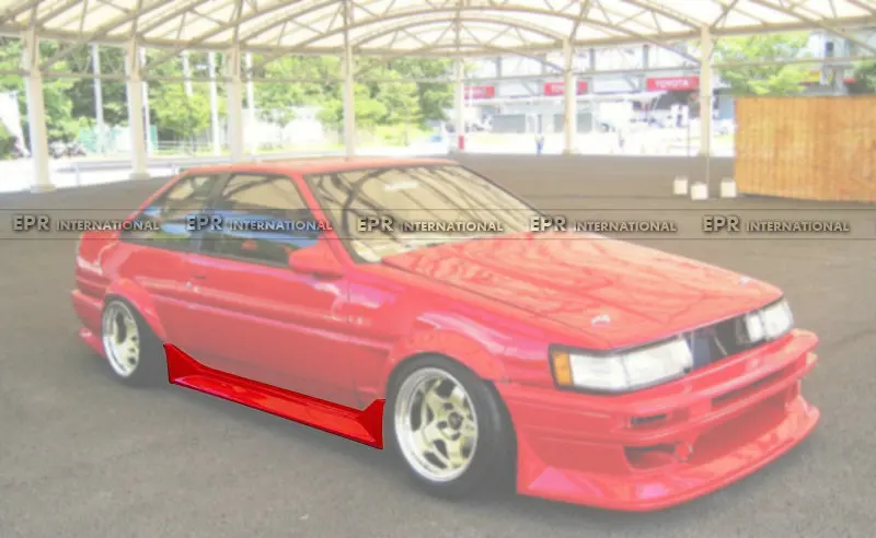 FRP RUF комплект для Тойота AE86 Trueno стиль стекло волокно передний/задний бампер