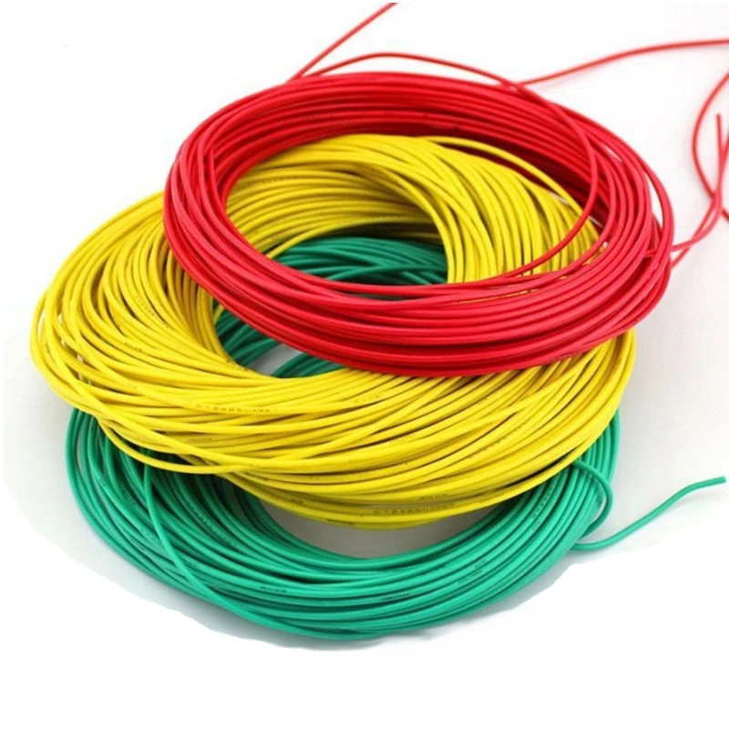 Провод для электроники UL1007 22AWG красный черный желтый синий белый зеленый