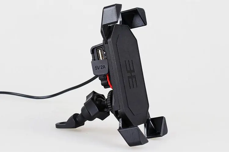 Держатель для телефона, мотоцикла, для iphone, samsung, смартфона, с USB зарядным устройством, держатель для Moto, мобильный стенд, скутер, зажим, кронштейн