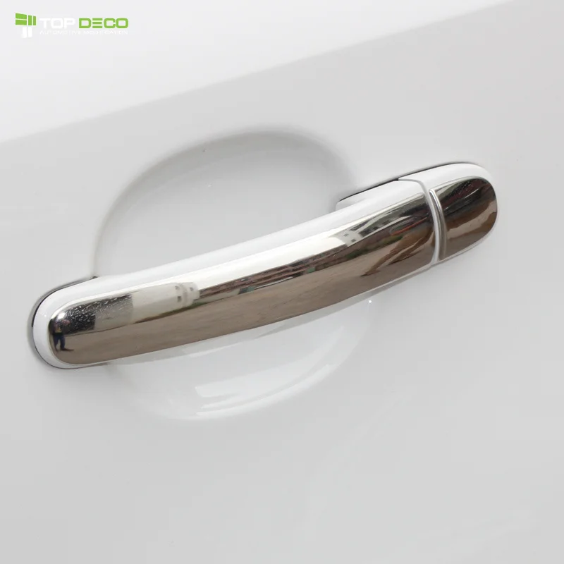 Car stainless steel door handle cover pull sticker paster trim Fit For VW Jetta MK6 POLO Tiguan Skoda Rapid Yeti | Автомобили и