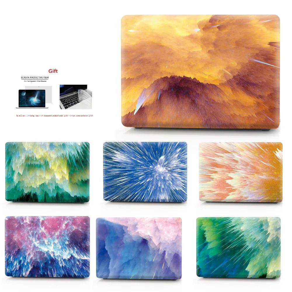 Чехол для ноутбука с цветным принтом Apple Macbook Air Pro Retina M1 Chip 11 12 13 15 16 дюймов чехол Pro13