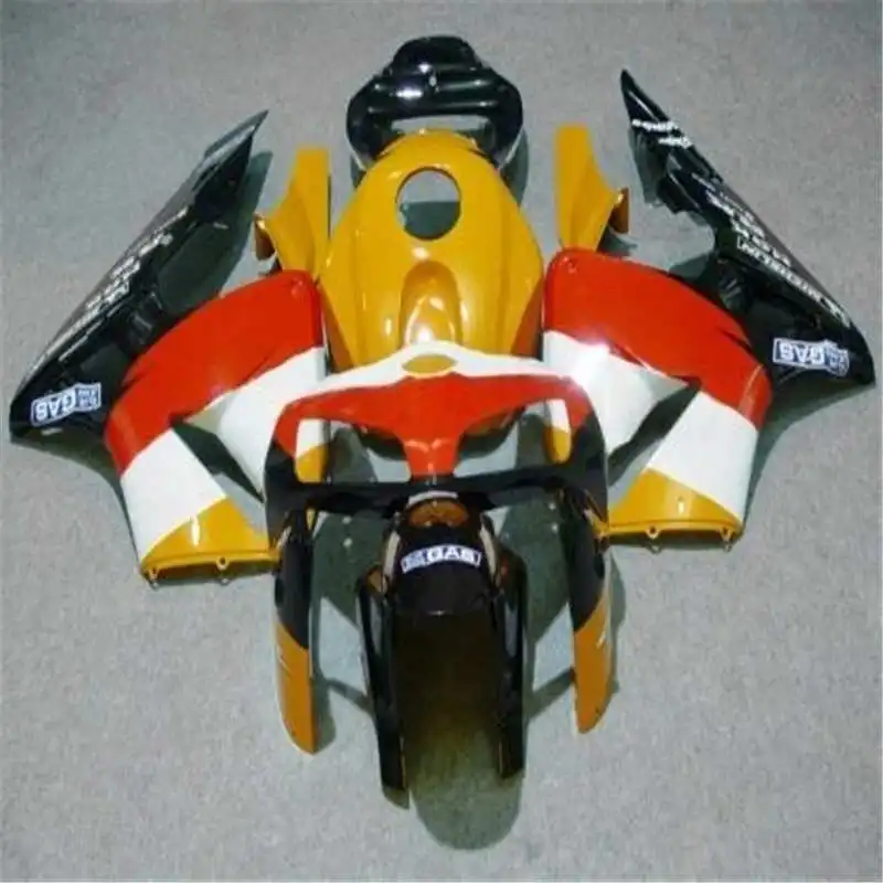 Nn-обтекатель комплект для CBR600RR F5 05 06 CBR 600RR 2005 2006 CBR600 красный желтый белый