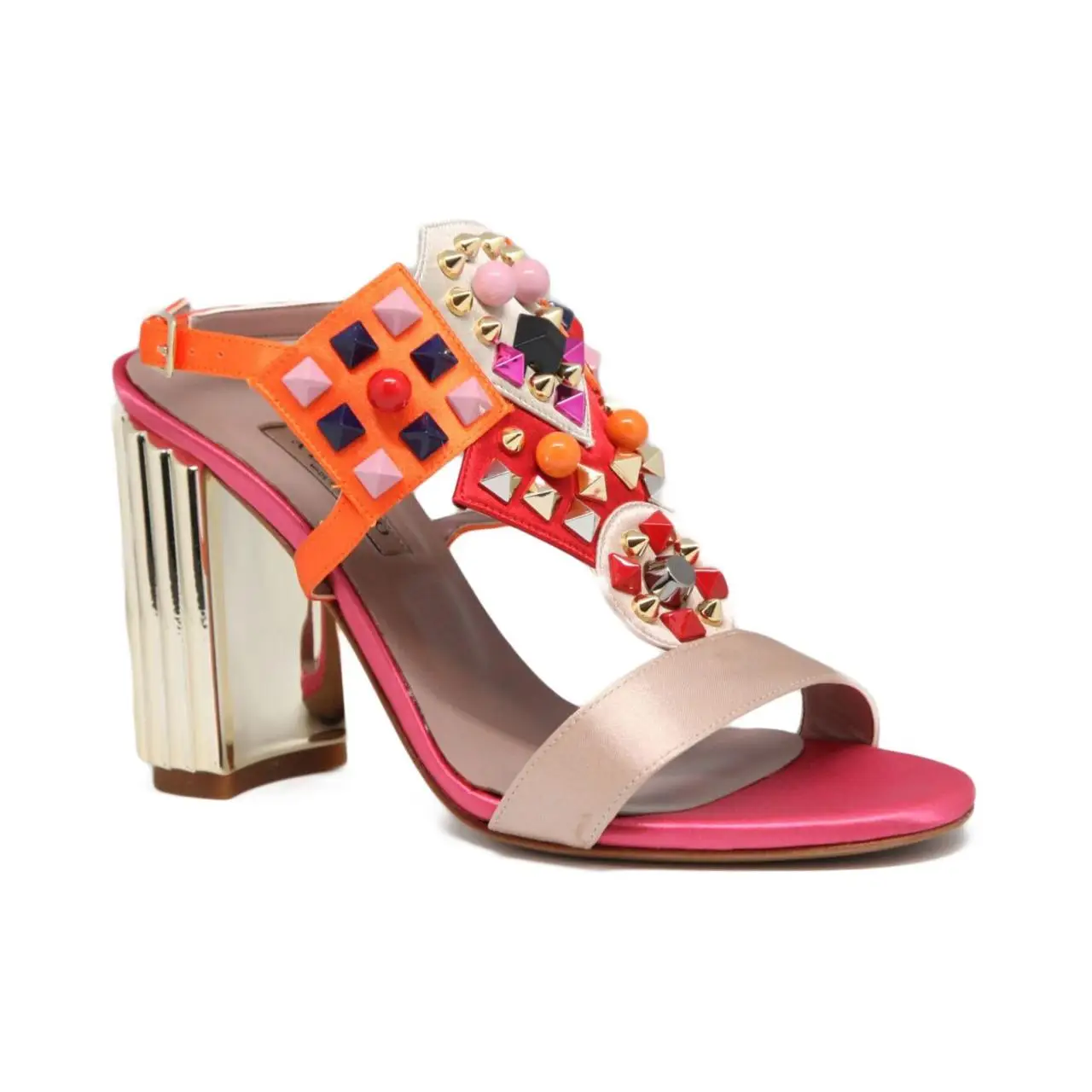 ALBANO WOMAN 2488 TEXTILE HEELED сандалии|Боссоножки и сандалии| |