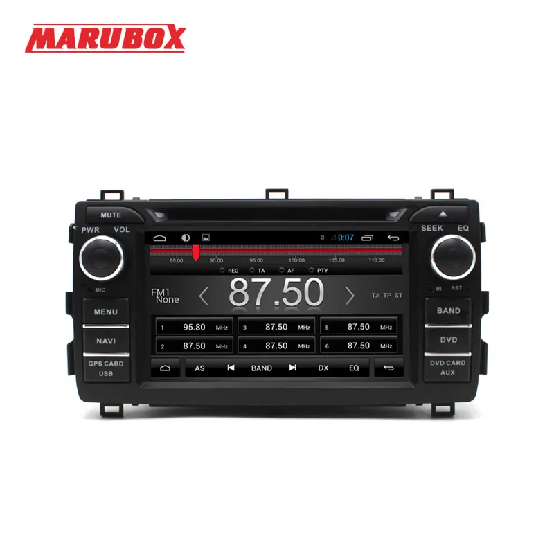 Автомобильный мультимедийный плеер Marubox M7089 Android dvd для Toyota Auris 2012 2015 4 радио GPS DVD Wi Fi
