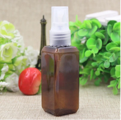 50ml 50 г/мл прозрачный пластиковый квадрат духи в аэрозольной упаковке во флаконах Косметическая Вода пустые парфужные контейнеры - Цвет: 50ml
