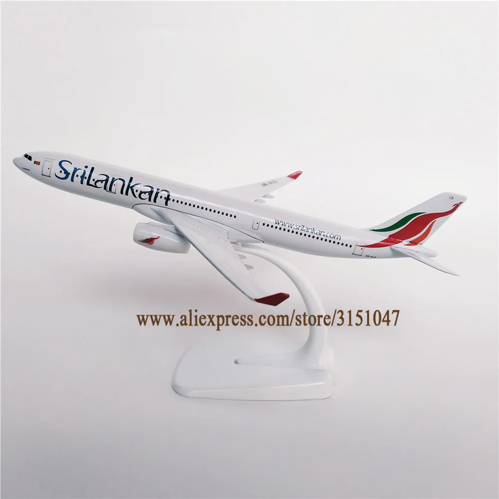20 см воздуха Srilankan Airlines Аэробус 330 A330 самолет модель металлического сплава литья