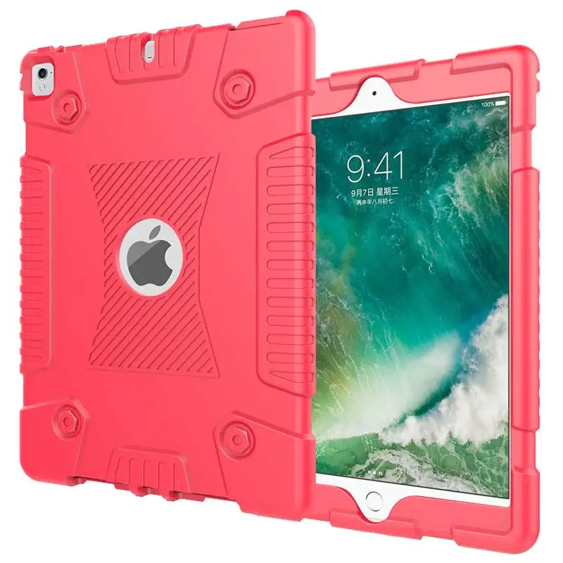 Тонкий безопасный силиконовый ударопрочный чехол для iPad 9 7 дюймов 2017 детская