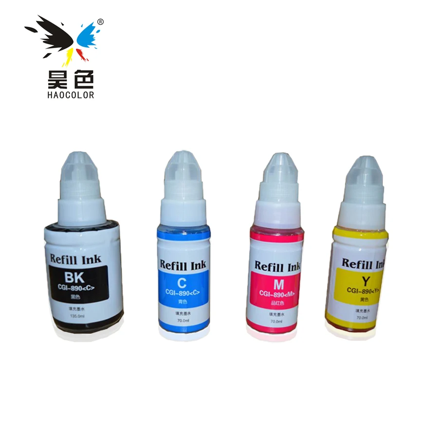 GI-490 GI490 GI 490 890 790 чернильный Набор для canon pixma G1800 G2800 3800 G1400 G2400 G3400 чернильный бак для принтера