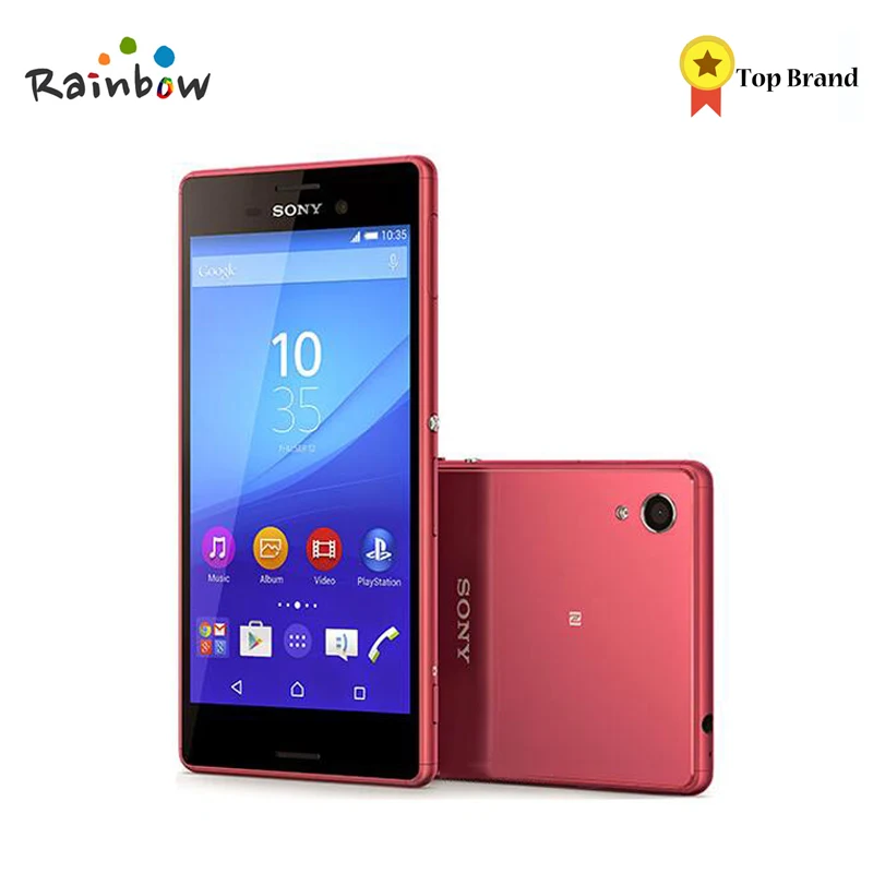 Мобильный телефон sony Xperia M4 Aqua E2303 с одной sim-картой Android 2G ram 8GB rom GPRS gps Wi-Fi 5,0 дюймов сенсорный экран 2400mAh