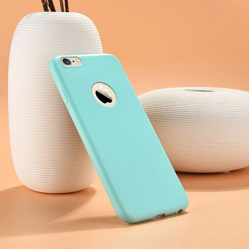 Мягкий ТПУ чехол для iphone 6 S 7 plus матовый Силиконовый Тонкий s Plus Coque Fundas plus|for iphone|for