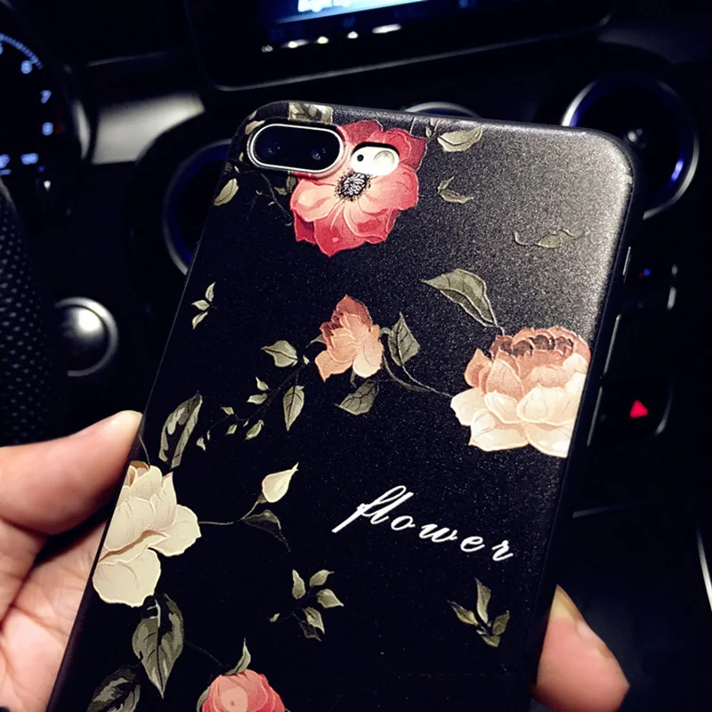 YIJIAMO чехол для телефона iPhone6S 7 8 плюс мобильный телефон iPhone7 X XS XR цветочный дизайн