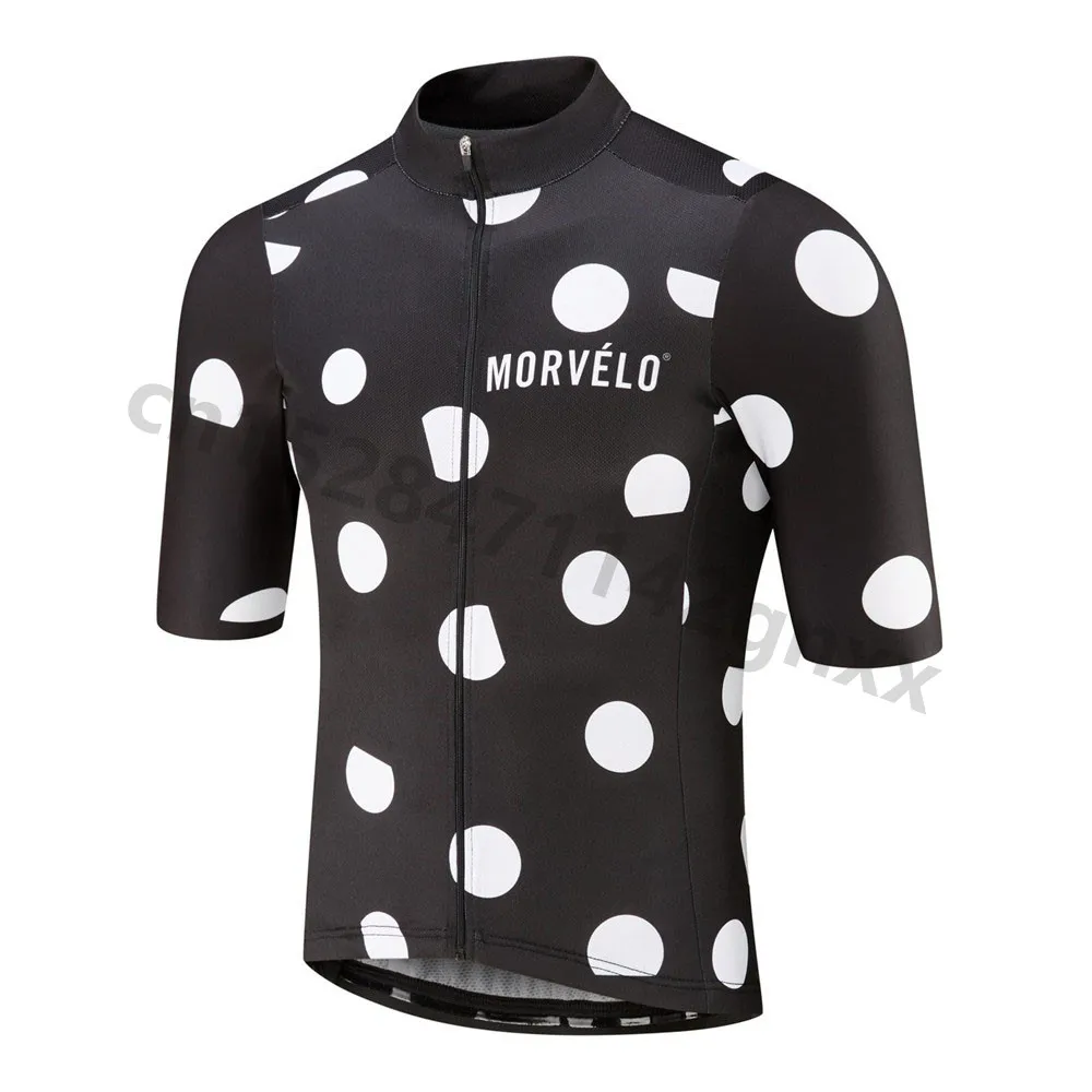 Мужские майки для велоспорта Morvelo летняя рубашка с коротким рукавом и защитой | Майки для велоспорта -33034180315