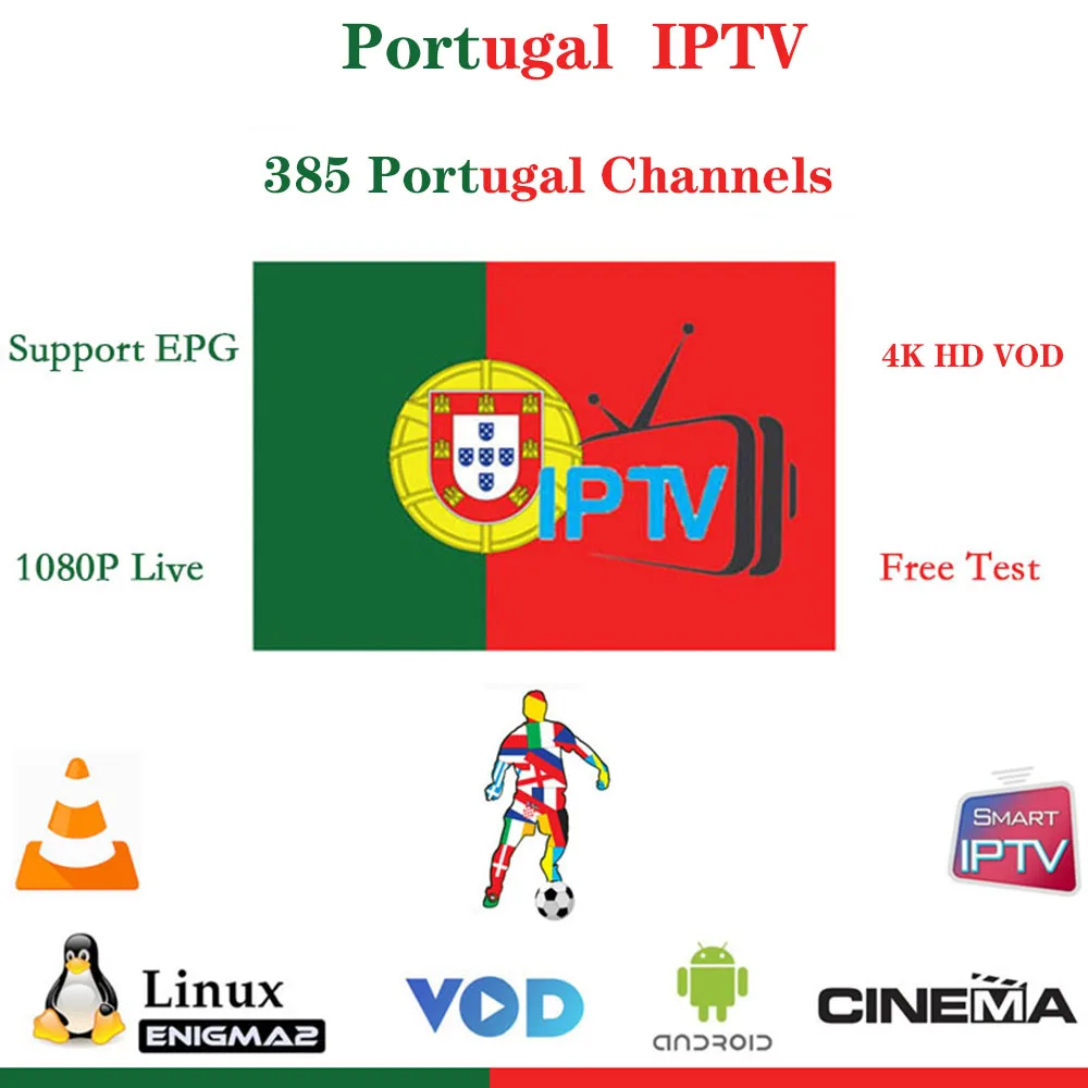 IP tv Portugal M3U поддержка Anfroid H96 Max с 6200 каналами Испании Франции Германии Нидерландов