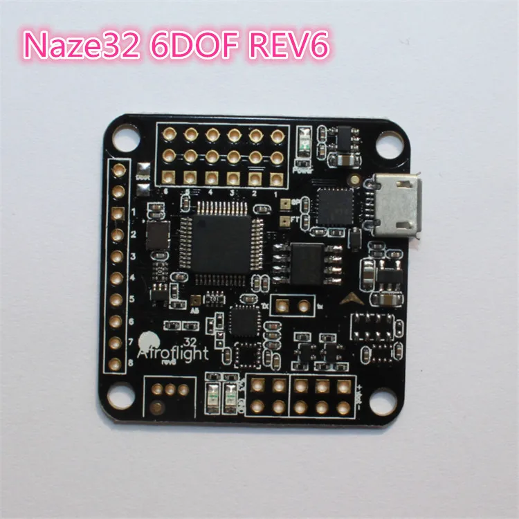 Контроллер полета NAZE32 REV6 MPU6050 32 битный 6 DOF для мультикоптера радиоуправляемой