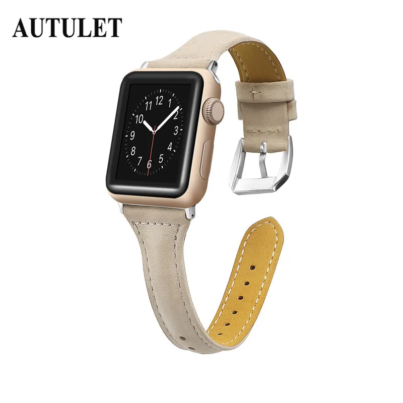 Ремешки для Apple Watch группа кожаный браслет 38 мм 42 женщин мужчин применение