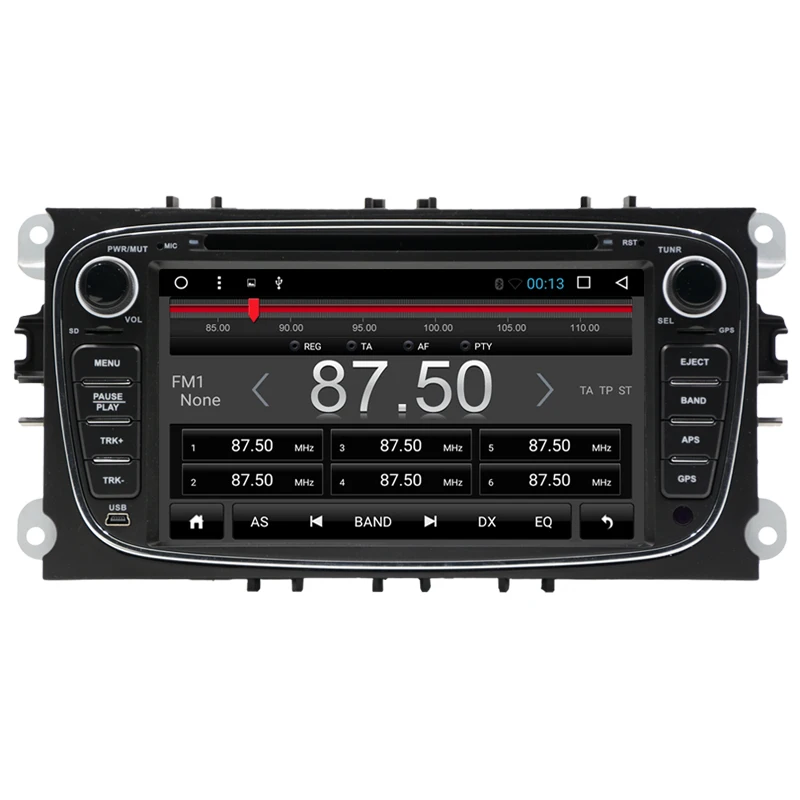 Цифровое ТВ (опционально) четырехъядерный Android 8 1 автомобильный DVD GPS плеер для Ford