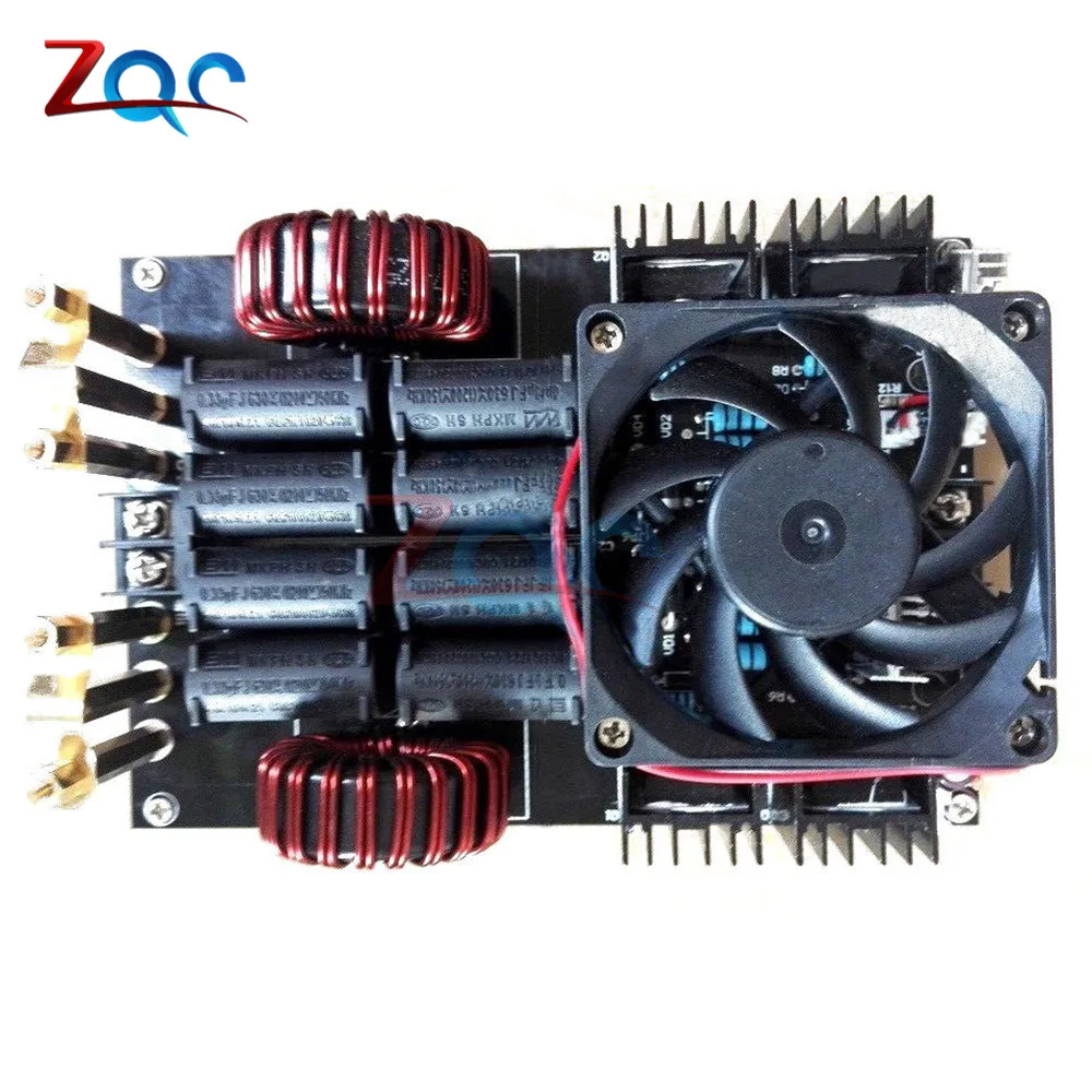 DC 12 40V 50A 1KW ZVS низковольтная индукционная нагревательная плата высокочастотный