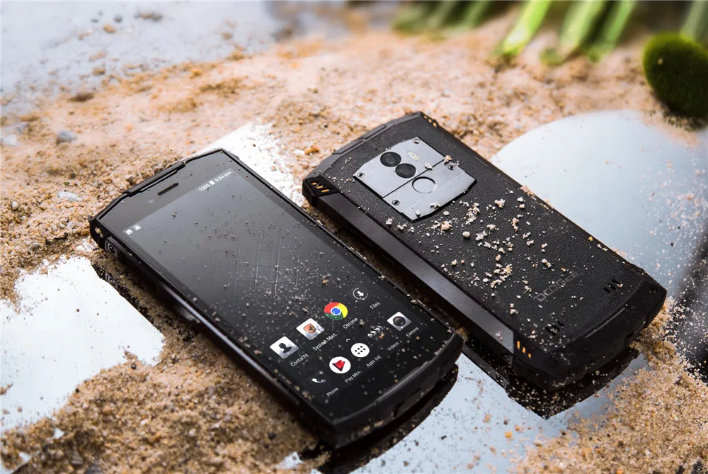 IP68 Водонепроницаемый DOOGEE S55 5,5 дюймов 18:9 смартфон 4 ГБ ОЗУ 64 Гб ПЗУ 5500 мАч MTK6750T Восьмиядерный Android 8,0 две sim-карты 13,0 МП 5V2A