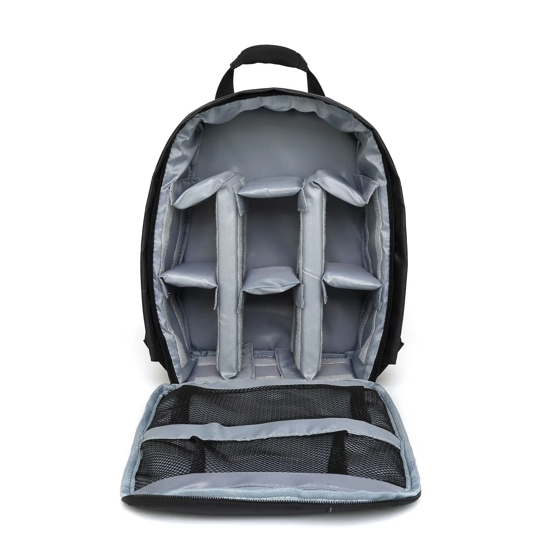 Cross-Border Explosion Models Digital Camera Bag Outdoor Anti-Water SLR Camera Shoulders Backpack Photography Backpack Factory D - Color: Gray