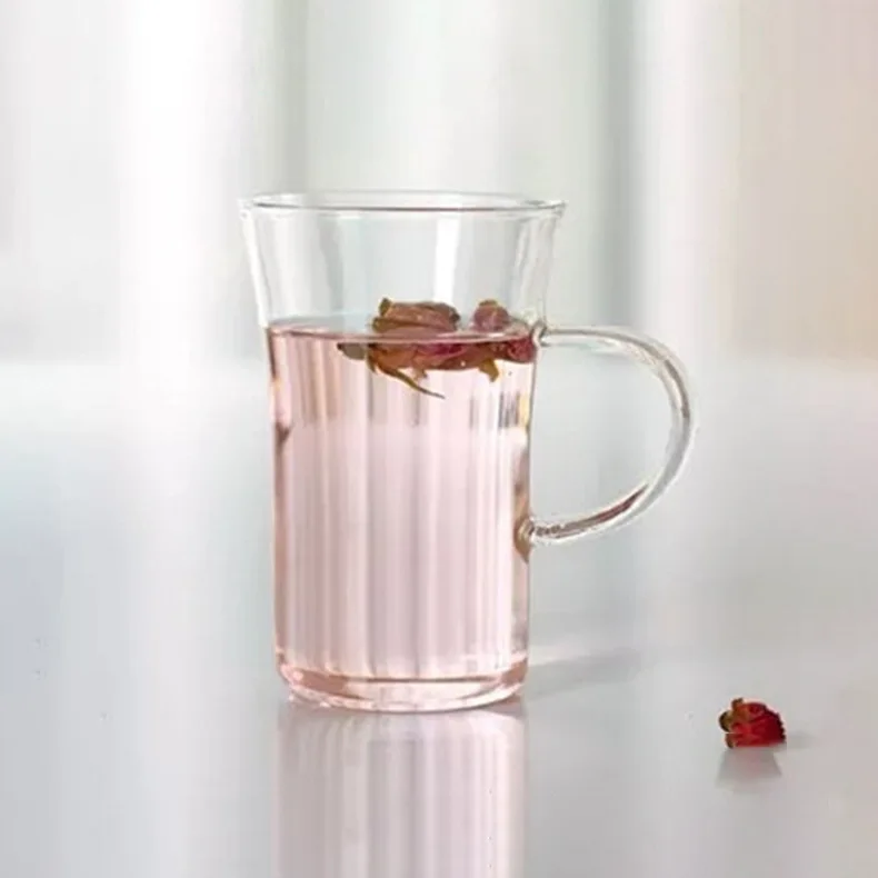 Heat-resistant Glass Coffee Cup Water Cup Teacup for home office bar teahouse tearoom coffee shop bar