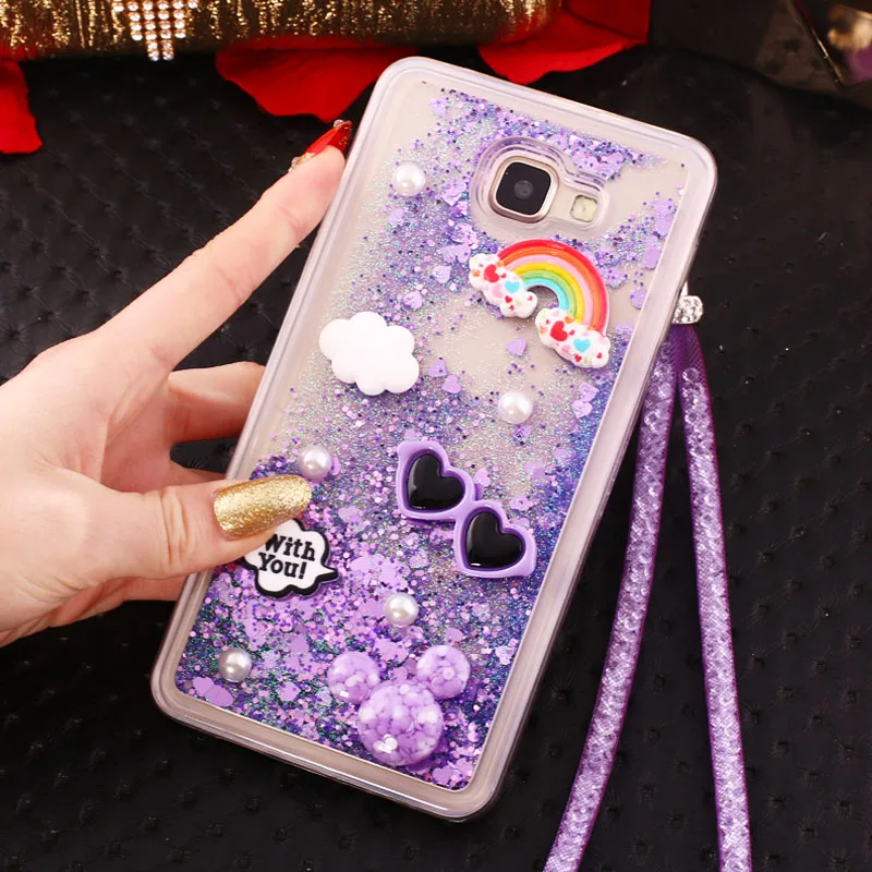 Diamond жидкий Cover для Samsung Galaxy S8 случай роскошный горный хрусталь жидкость зыбучие