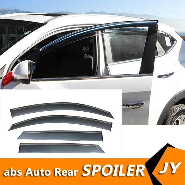Пластиковый козырек на окно для HYUNDAI TUCSON дефлектор защиты от солнца и дождя