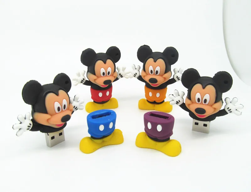 Симпатичный USB флеш накопитель классический мультфильм Микки Маус 4 ГБ/8 ГБ/16 ГБ/32