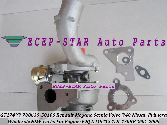 Ремонтный комплект Turbo rebuild GT1749V 708639 5010S для Renault Espace Laguna Megane VOLVO V40 F9Q F9Q820 D4192T3 1.9L