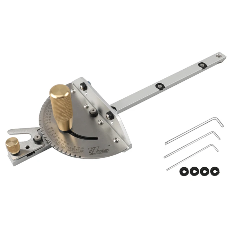 Copper Handle Новая Торцовочная пила/фрезерный станок Торцовочная Пильная линейка для настольного пильного станка длина 450 мм деревообрабатывающий инструмент DIY - Цвет: Copper Handle