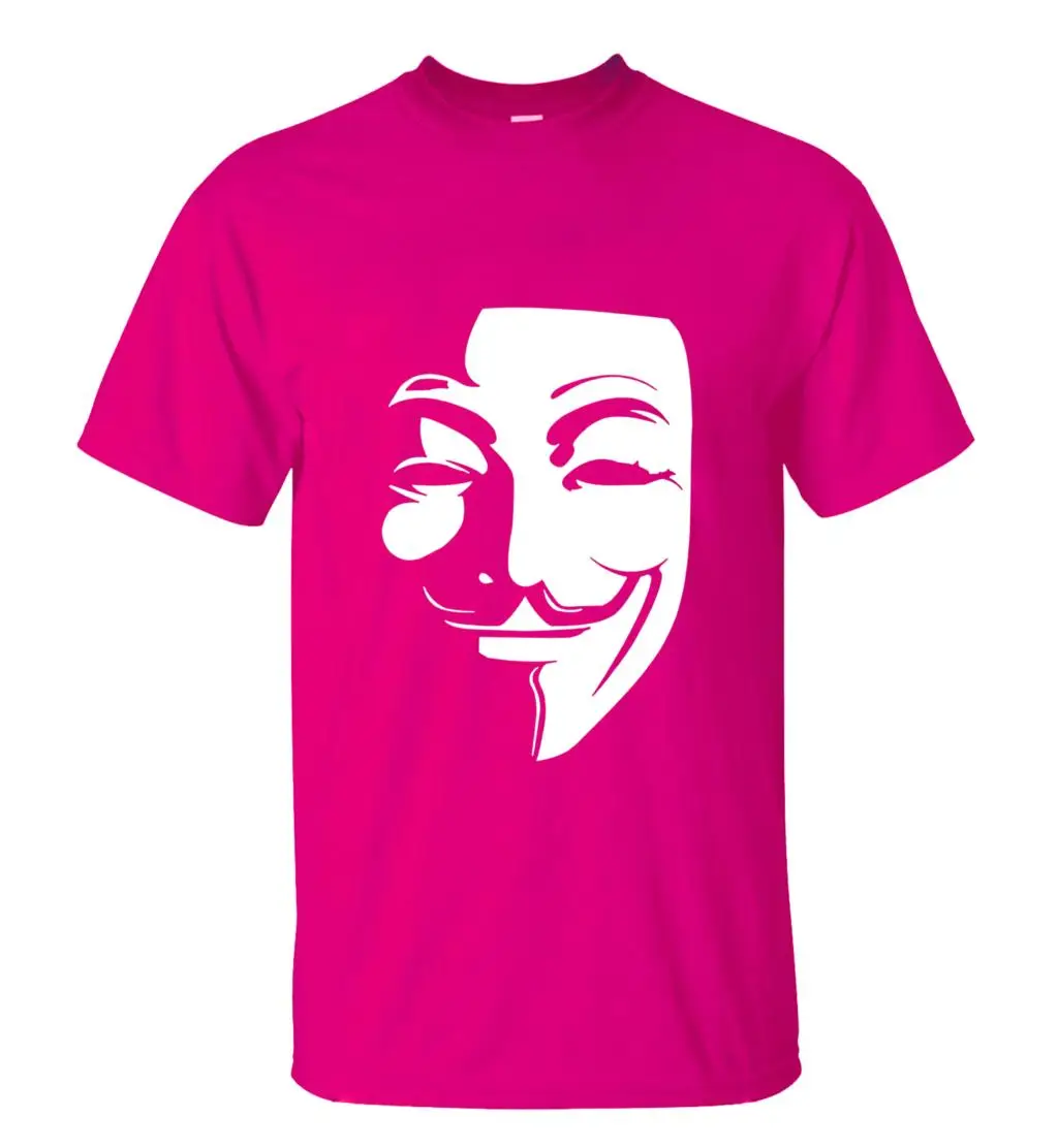 V for Vendetta летняя новая стильная мужская футболка из хлопка высокого качества с круглым вырезом и коротким рукавом Повседневная модная футболка