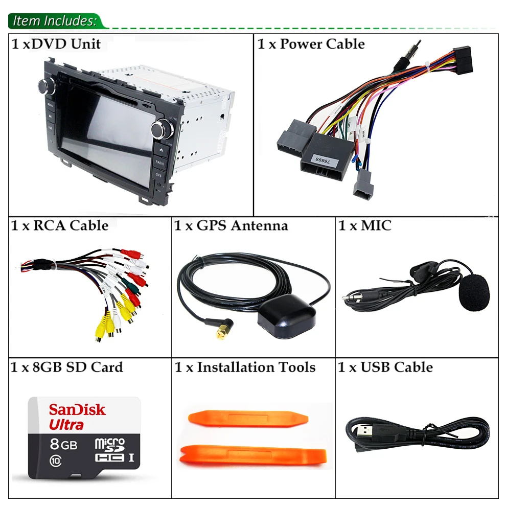 8 Zoll 2 Din Octa core Android 6 0 планшетный ПК Авто DVD GPS для Honda CRV 2006 2011 Mit 4G Wi Fi стерео радио Free
