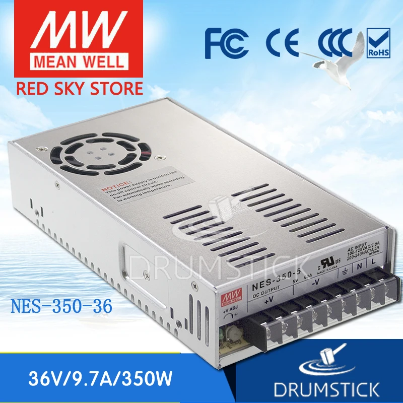 

Steady MEAN WELL NES-350-36 36V 9.7A meanwell NES-350 349.2W Single Output Switching Power Supply