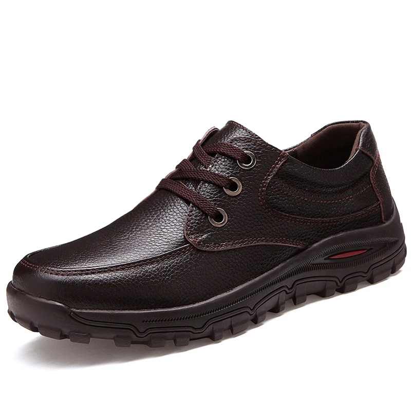 VANCAT Brand Big Sizes Genuine Leather Fashion Men Shoes Handmade Summer Autumn Winter High Quality Flats 38-48 | Обувь