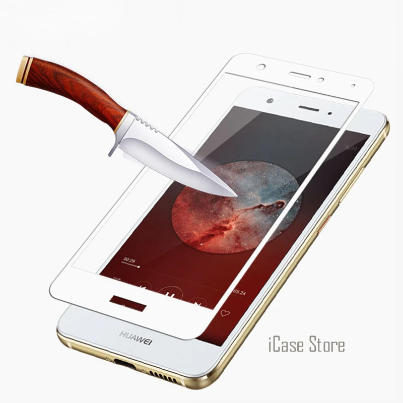 2.5D полное покрытие Экран протектор Закаленное Стекло для Huawei P9 Lite P8 НУА Вэй слава