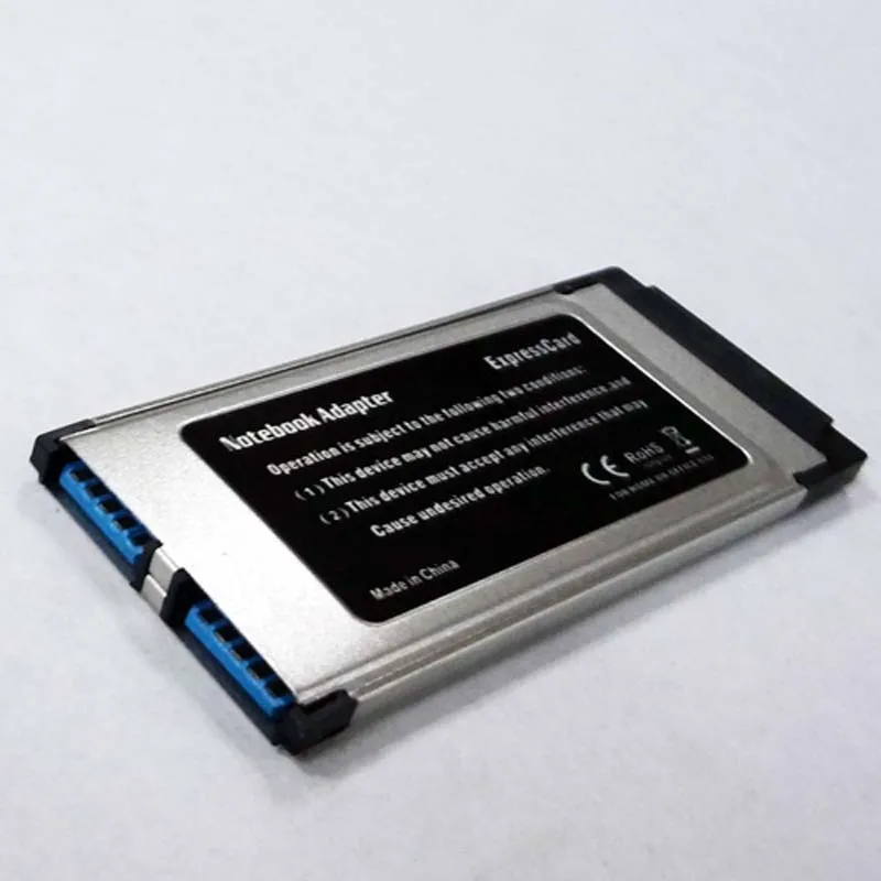 Высокоскоростная экспресс-карта на USB 3 0 2-портовый адаптер 34 мм Конвертор