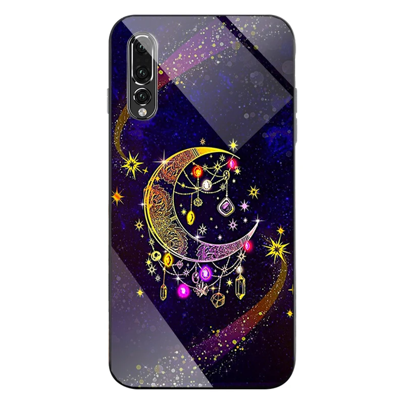interesting snake celular cover Glass Magnetic Phone Case For huawei p20 lite p30 p10 nova4 3i mate20 Tempered Capinhas |