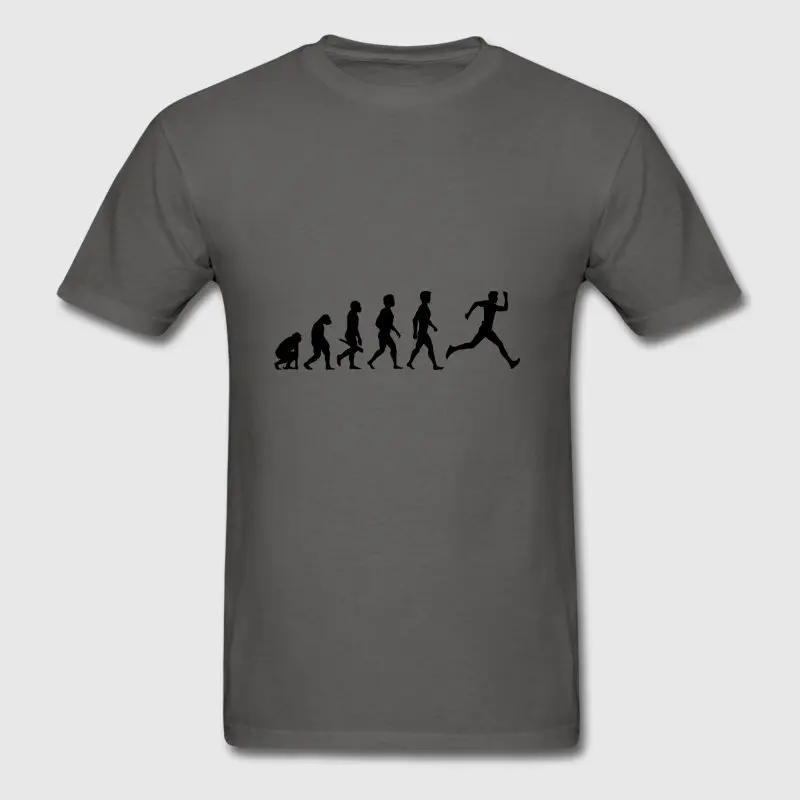 Печатных футболка для Для мужчин костюм Laufen Joggen Sprinten Sprinter отдыха S-3xl Camiseta Лето