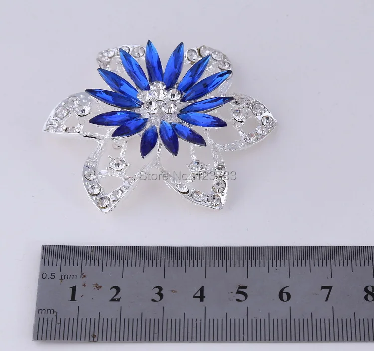 Новинка 2017 модная Нежная брошь из горного хрусталя полимерное серебряное