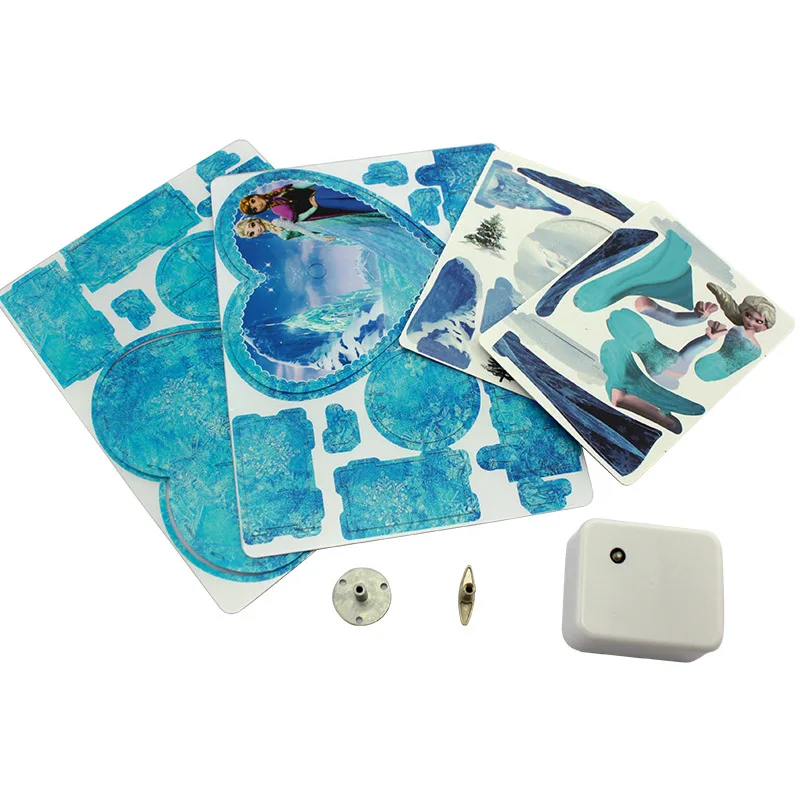 Дисней игрушки для детей пазл 3d замороженная вращающаяся музыкальная шкатулка