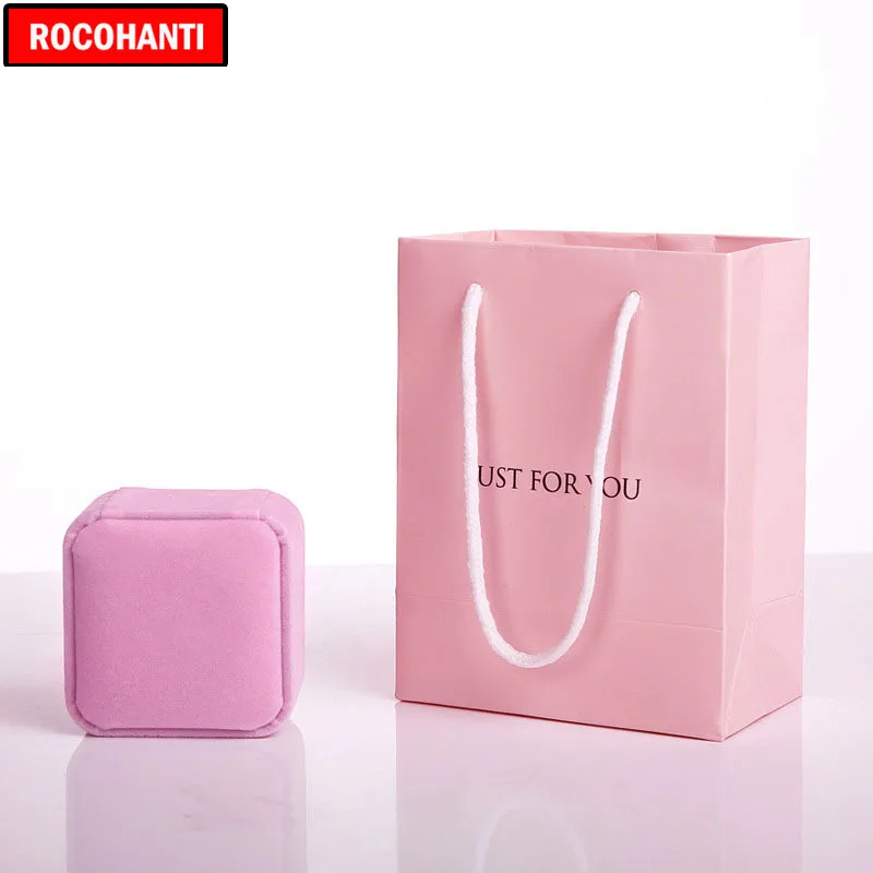 50sets Luxury Custom Logo Printed Velvet Jewelry Gift Boxes Paper Packaging Bag for Bracelet Earrings Ring Necklace | Дом и сад