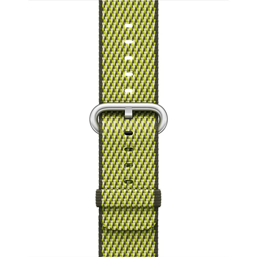 Dark Olive Check URVOI тканый нейлоновый ремешок для apple watch серии 3 2 1 прочный ремешок для iwatch удобная ткань-как чувствовать себя Новая серия - Цвет ремешка: Dark Olive Check