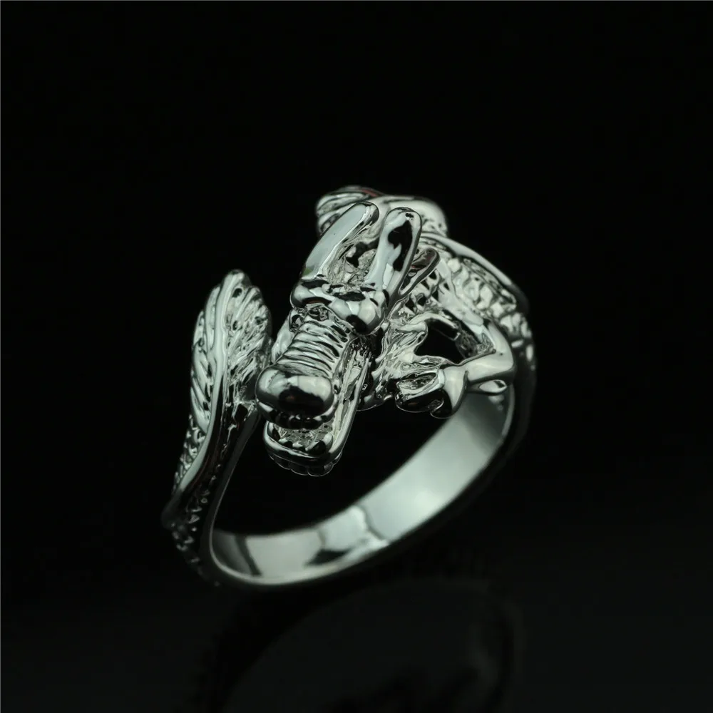 Оригинальное серебряное Открытое кольцо новое трехмерное с изображением крана в