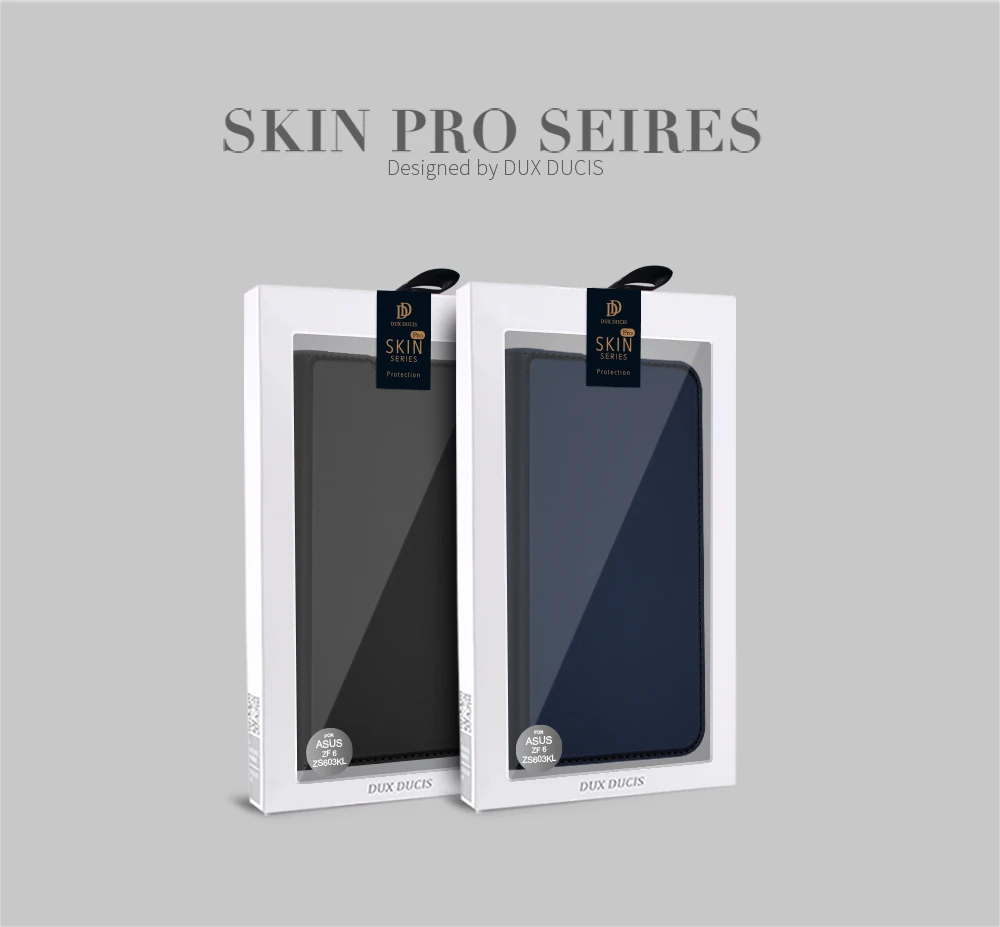 Роскошный чехол-книжка из искусственной кожи с откидной крышкой для Asus ZenFone 6