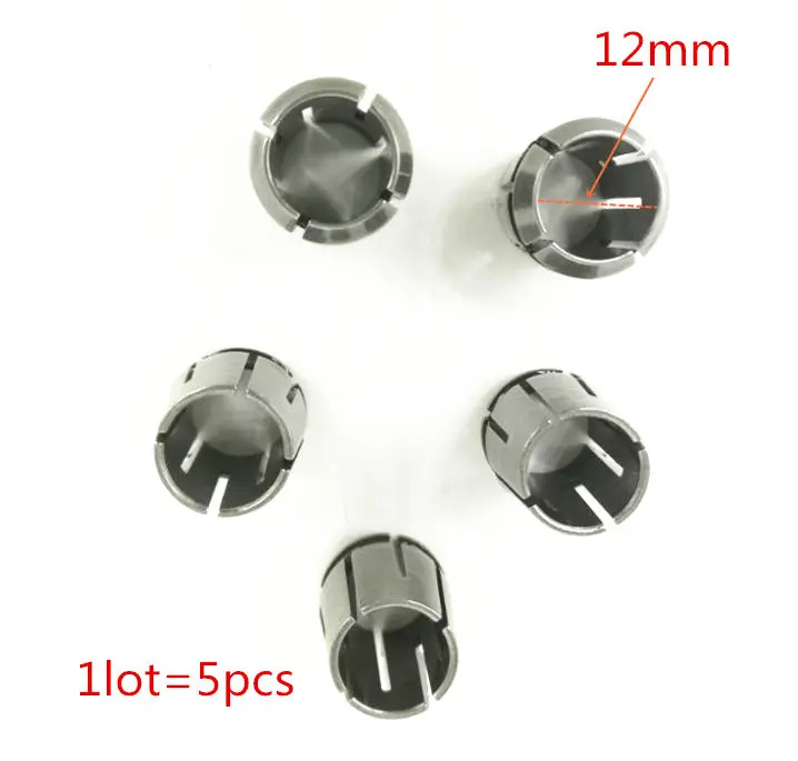 5 шт. Коллет 1/2 дюйма 12,7 мм 12 мм для Makita 763622-4 763628-2 RP1801 3612T 3612CXY 3612CX RP1801F RP2301FC RP2301 RP1800 rpp2300