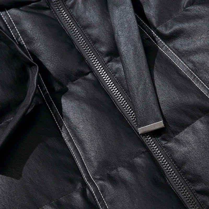 Новая модная хлопковая куртка Для мужчин молодежи с длинным S зима Куртки парка