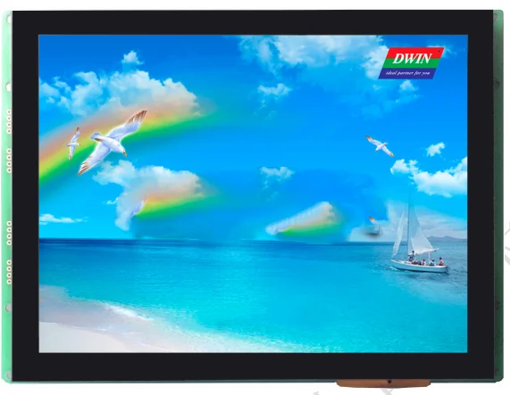 DMT10768T080_A2WT DGUS экран IPS полноугольный ЖК емкостный сенсорный экран|ЖК-экраны и